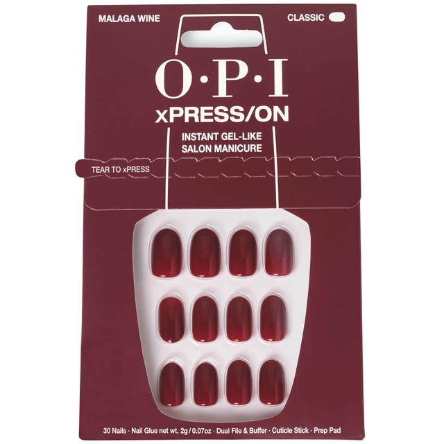 OPI xPRESS/ON - Malaga Wine Press On Nails Gel-Like Salon Manicure on Productcaster.