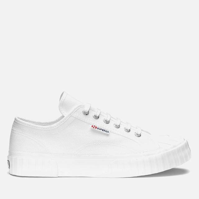 Superga Women's 2630 Stripe Trainers - White - UK 5 on Productcaster.