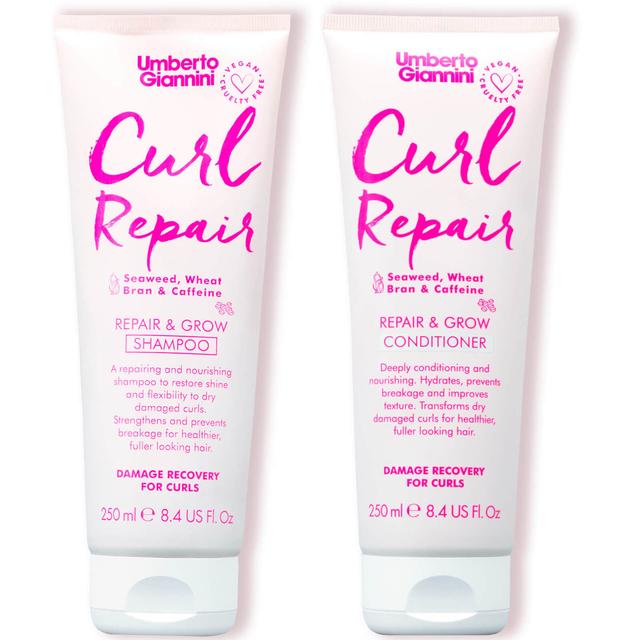 Umberto Giannini Curl Repair Shampoo and Conditioner Duo on Productcaster.