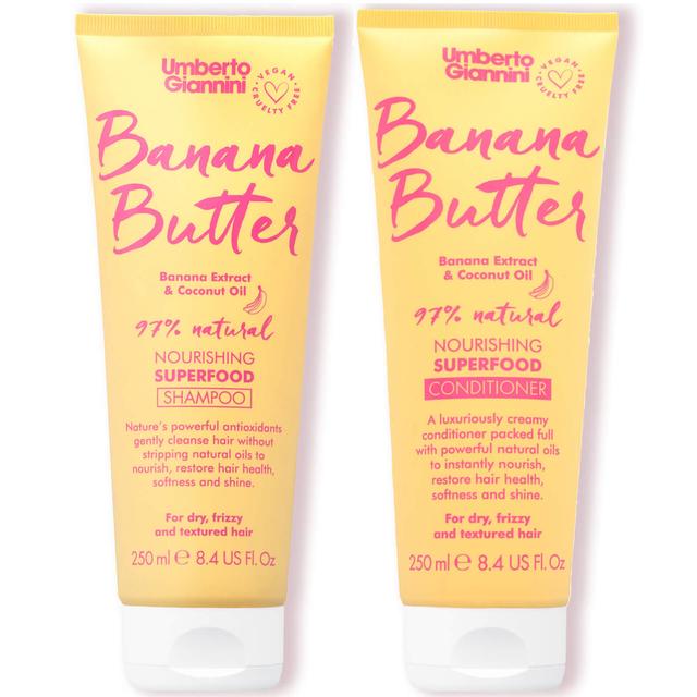 Umberto Giannini Banana Butter Shampoo and Conditioner Duo on Productcaster.