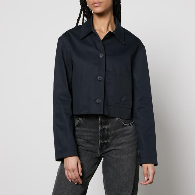 Maison Kitsuné Embroidered Cotton-Twill Cropped Jacket - S on Productcaster.