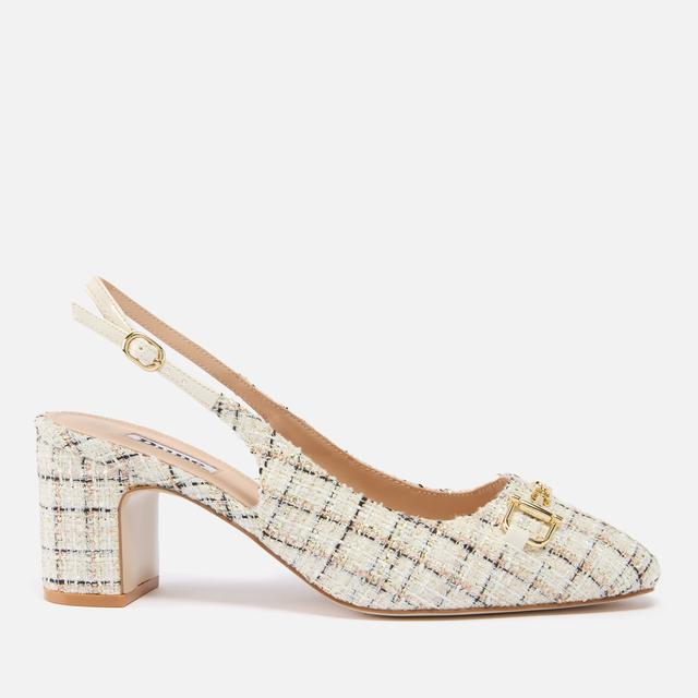 Dune London Women's Choices Tweed Slingback Heeled Pumps - UK 5 on Productcaster.