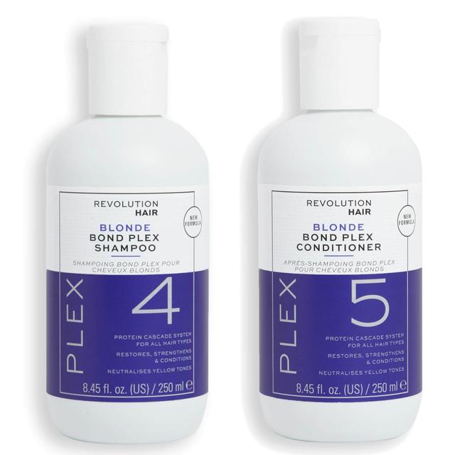 Revolution Haircare Blonde Bond Plex Shampoo and Conditioner Bundle on Productcaster.