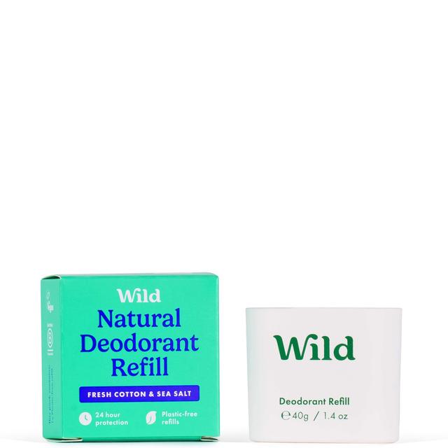 Wild Fresh Cotton and Sea Salt Deodorant Refill 40g on Productcaster.