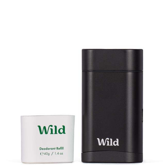 Wild Men's Fresh Cotton and Sea Salt Deodorant in Black Case 40g on Productcaster.