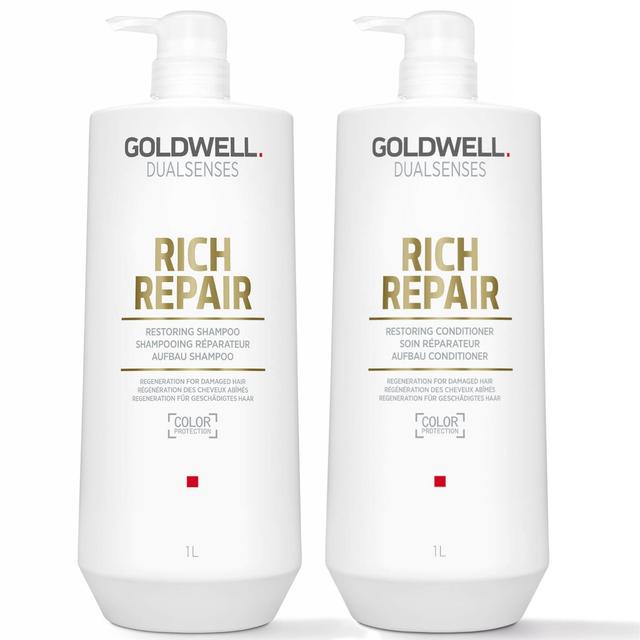 Goldwell Dualsenses Rich Repair Restoring Shampoo and Conditioner 1L Duo (Worth £119) on Productcaster.