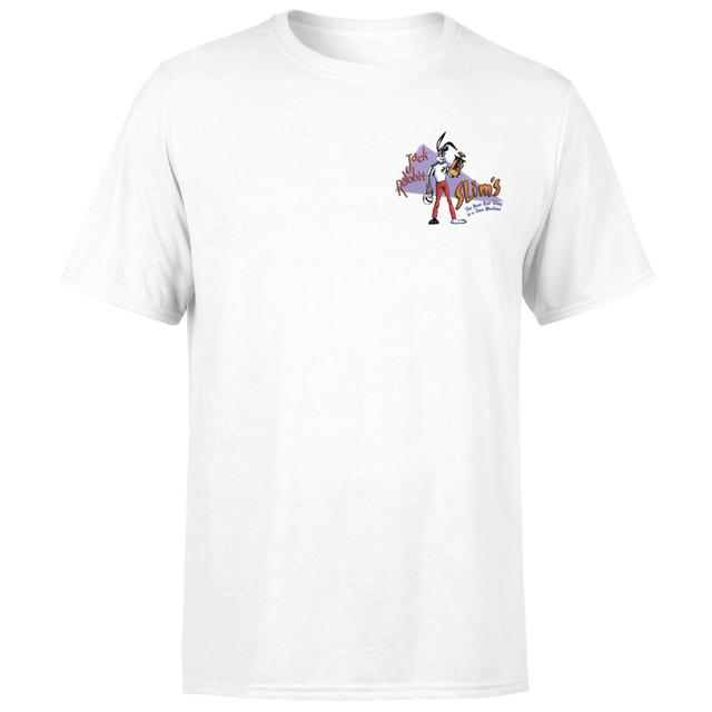 Pulp Fiction Jack Rabbit Slims Unisex T-Shirt - White - L - Vit on Productcaster.