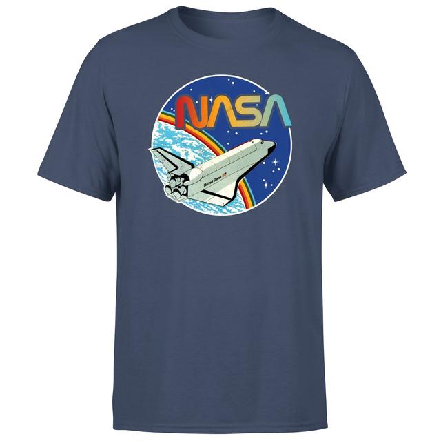 NASA Shuttle Emblem Unisex T-Shirt - Navy - M - Navy on Productcaster.