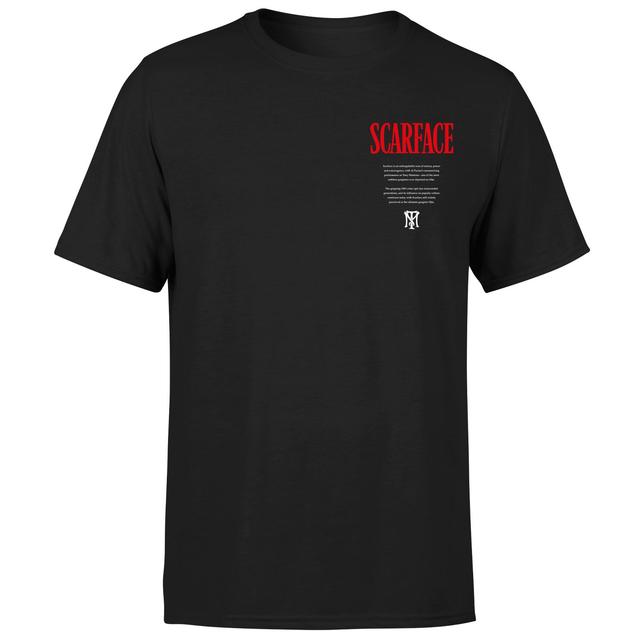 Scarface Tony Montana Unisex T-Shirt - Black - 3XL - Black on Productcaster.