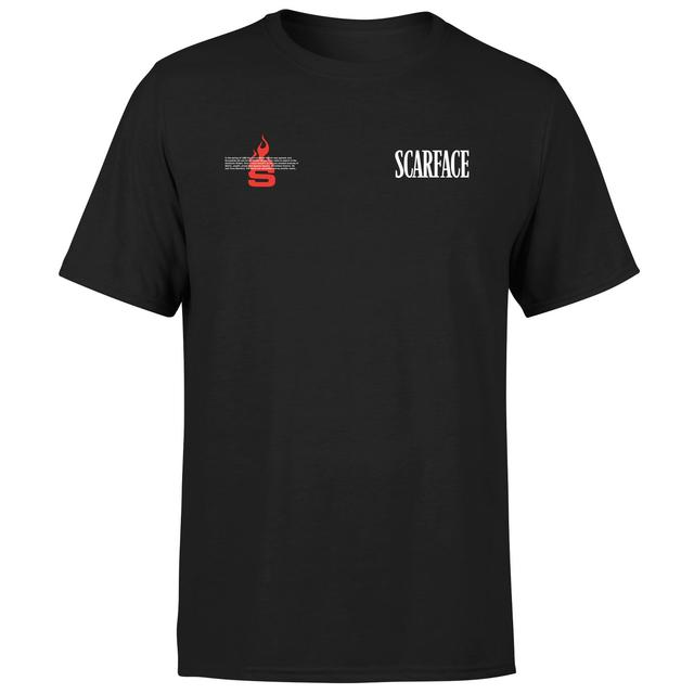 Scarface Say Hello To My Little Friend Unisex T-Shirt - Black - XL - Black on Productcaster.