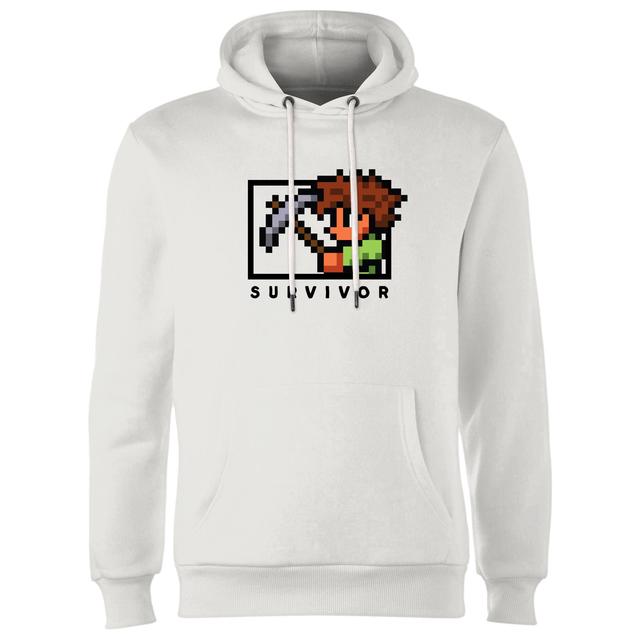 Terraria Survivor Hoodie - White - XXL - White on Productcaster.