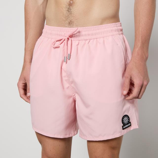 Sandbanks Badge Logo Shell Swim Shorts - M on Productcaster.