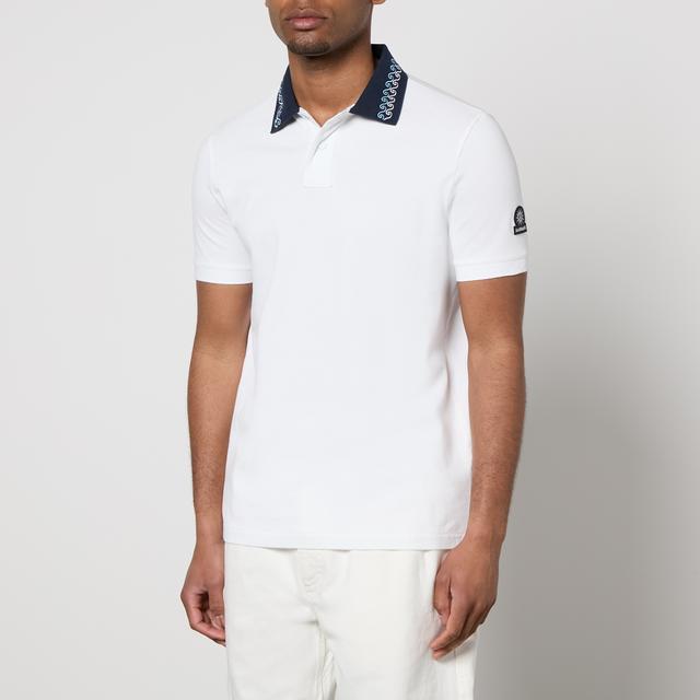 Sandbanks Embroidered Cotton-Piqué Collar Polo Shirt - XXL on Productcaster.