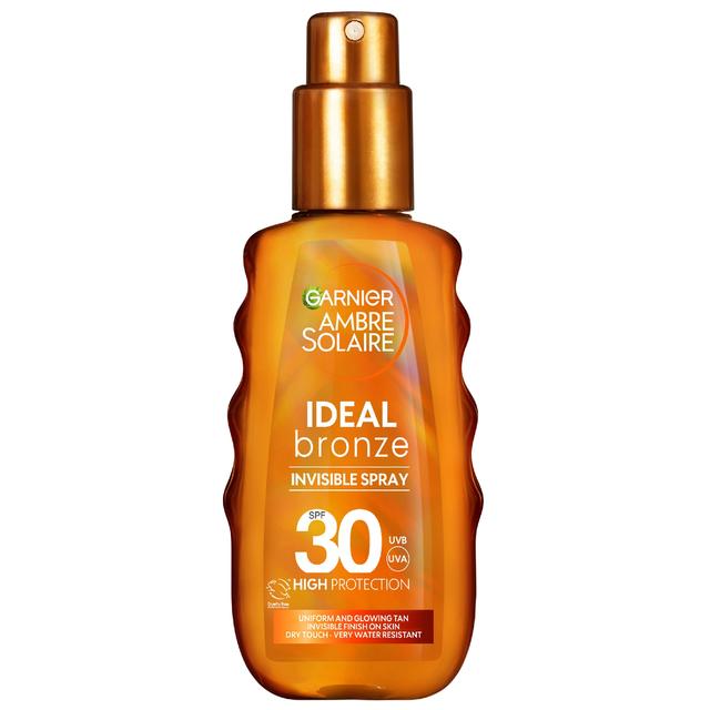 Garnier Ambre Solaire Ideal Bronze Invisible Tanning Spray for Face and Body SPF 30 150ml on Productcaster.