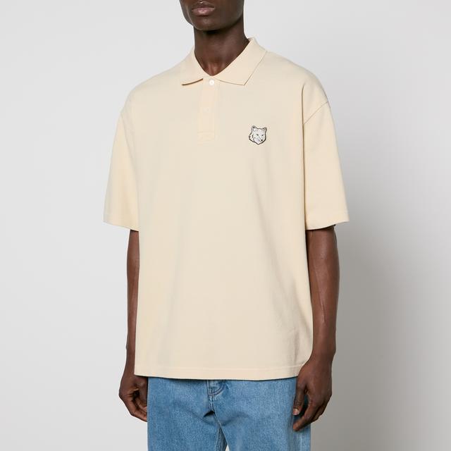 Maison Kitsuné Bold Fox Head Patch Polo Shirt - L on Productcaster.