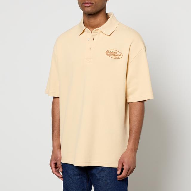 Maison Kitsuné Oversized Cotton-Piqué Polo Shirt - M on Productcaster.