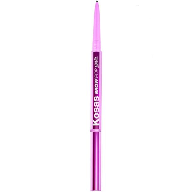 Kosas Brow Pop Nano Ultra-Fine Detailing and Feathering Pencil 0.03g (Various Shades) - Black on Productcaster.