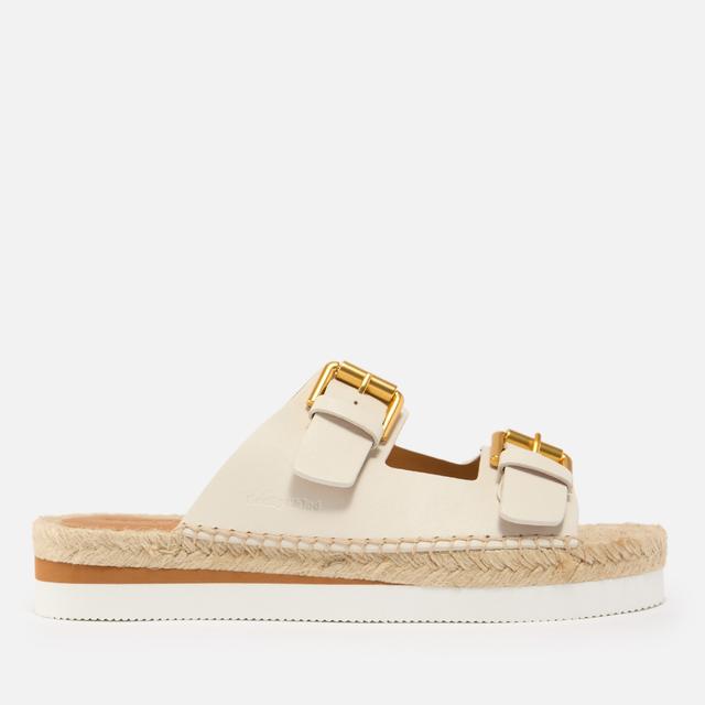 See By Chloé Women's Glyn Leather Double-Strap Espadrille Sandals - 3 on Productcaster.