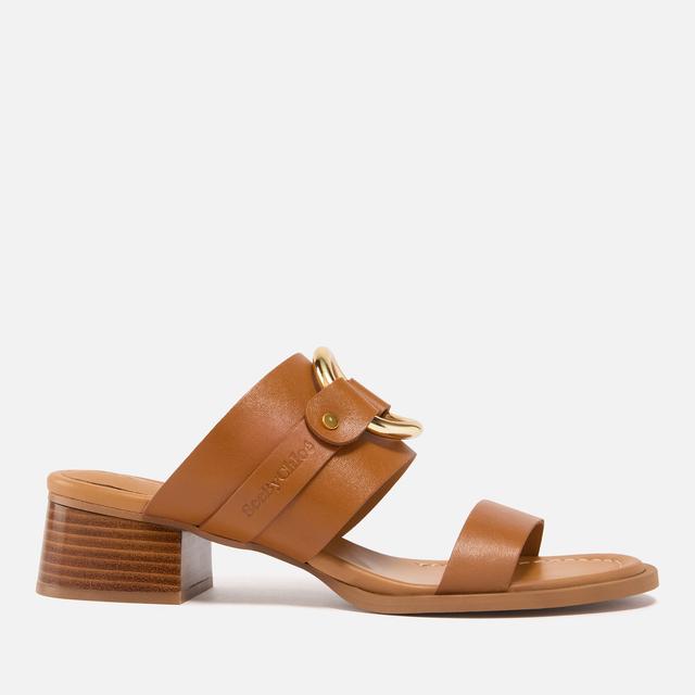 See By Chloé Women's Hana Leather Heeled Sandals - 6 on Productcaster.