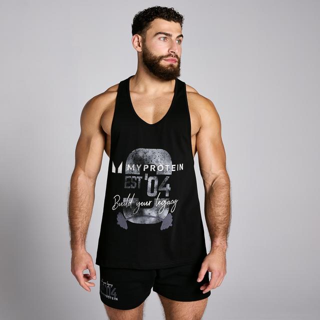 MP Férfi Origin Graphic Stringer Mosott fekete - XXL on Productcaster.