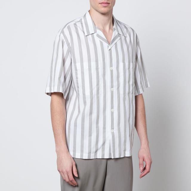 Barena Venezia Solana Striped Cotton Short Sleeve Shirt - IT 54/XXL on Productcaster.