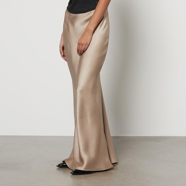 Anine Bing Bias-Cut Satin-Silk Maxi Skirt - XL on Productcaster.