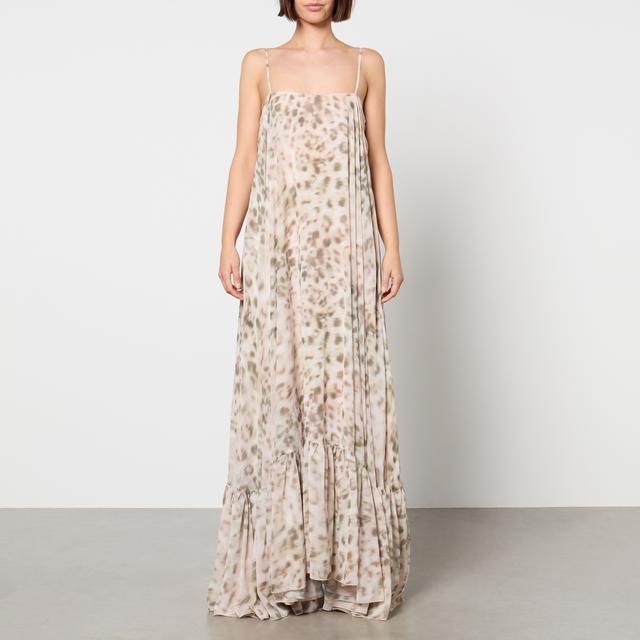 ROTATE Birger Christensen Oversized Chiffon Maxi Dress - DK 36/UK 8 on Productcaster.