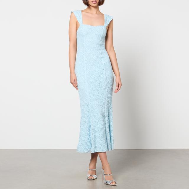 ROTATE Birger Christensen Cloque Lace Dress - DK 38/UK 10 on Productcaster.