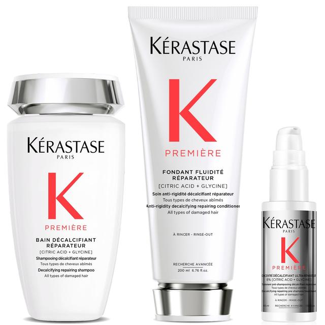 Kérastase Première Decalcifying Shampoo and Conditioner Duo with Travel Size Pre-Shampoo for Damaged Hair on Productcaster.