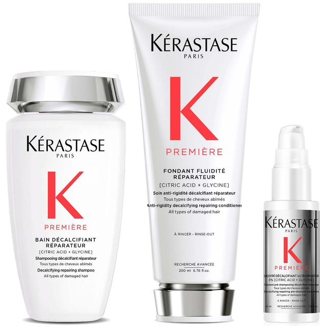 Kérastase Première Decalcifying Shampoo and Conditioner Duo with Travel Size Pre-Shampoo for Damaged Hair on Productcaster.