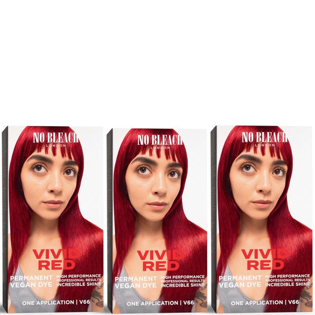 BLEACH LONDON Vivid Red Permanent Kit Trio on Productcaster.