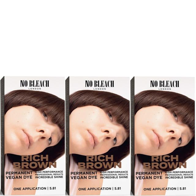 BLEACH LONDON Rich Brown Permanent Kit Trio on Productcaster.