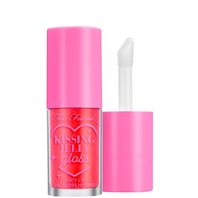 Too Faced Kissing Jelly Lip Oil Gloss 4.5ml - (Various Shades) - Sour Watermelon - Red on Productcaster.