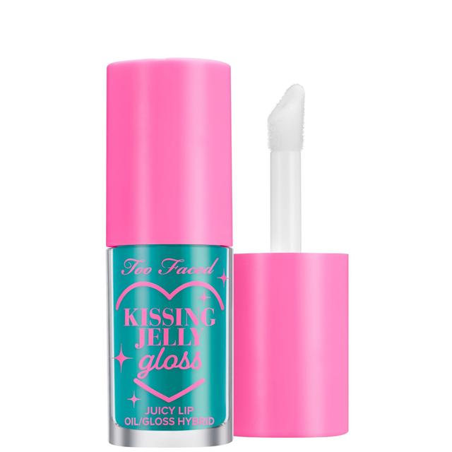 Too Faced Kissing Jelly Lip Oil Gloss 4.5ml - (Various Shades) - Sweet Cotton Candy - Blue on Productcaster.