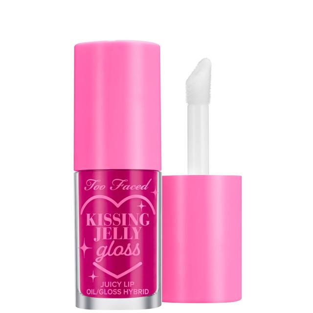 Too Faced Kissing Jelly Lip Oil Gloss 4.5ml - (Various Shades) - Raspberry - Pink on Productcaster.