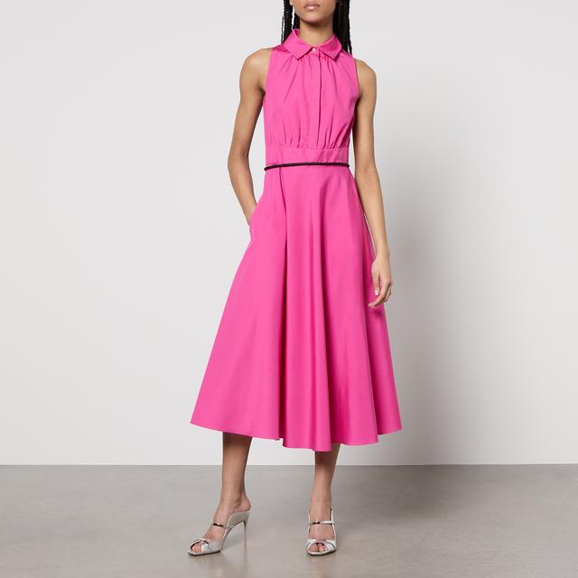 Max Mara Studio Adepto Cotton-Poplin Midi Dress - UK 14 on Productcaster.