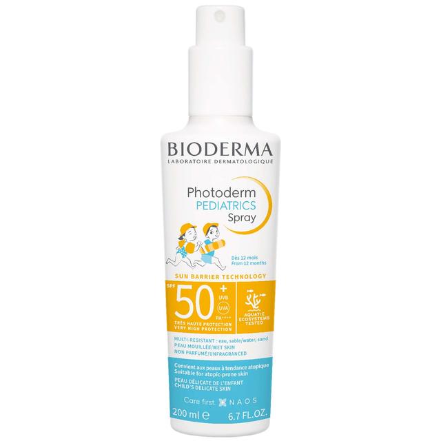 Bioderma Photoderm Pediatrics Spray SPF 50+ Multi-Resistant Non-Greasy Sunscreen for Children Over 12 Months 200ml on Productcaster.