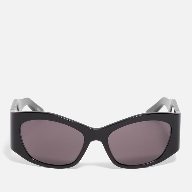 Balenciaga Paper Acetate Square-Frame Sunglasses Black on Productcaster.