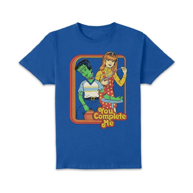 Steven Rhodes You Complete Me Men's T-Shirt - Blue - XS - Blue on Productcaster.