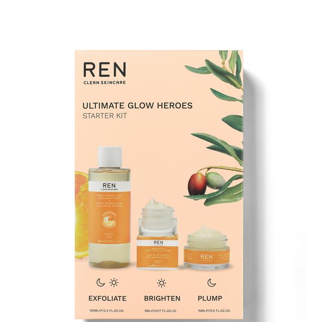 REN Clean Skincare Ultimate Glow Heroes Starter Kit on Productcaster.