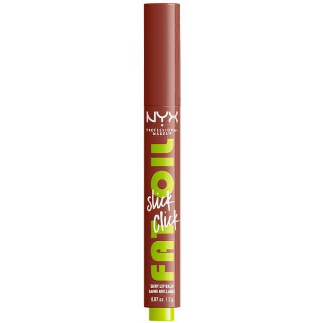 NYX Professional Makeup Fat Oil Slick Click Lip Balm 2ml (Various Shades) - Link In My Bio on Productcaster.