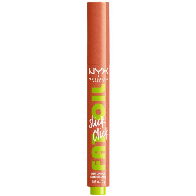 NYX Professional Makeup Fat Oil Slick Click Lip Balm 2ml (Various Shades) - Hits Different on Productcaster.