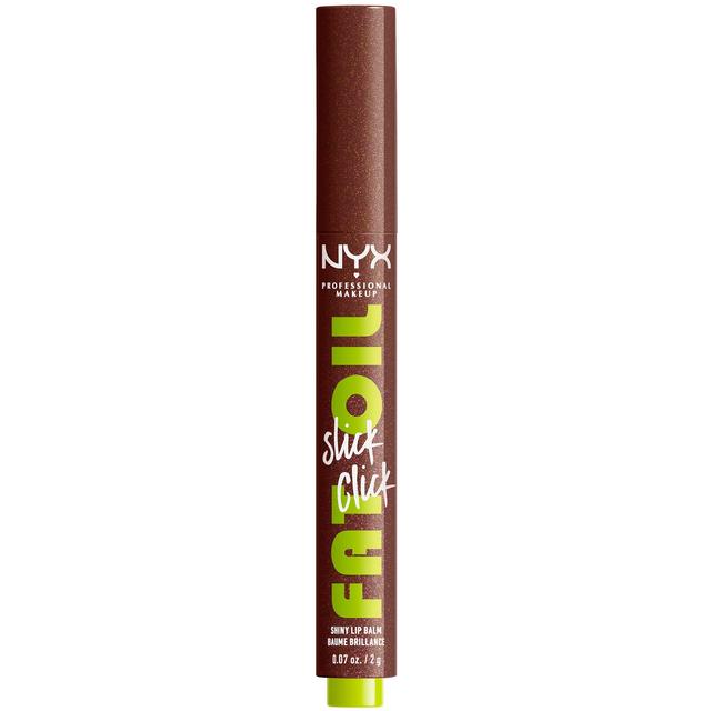 NYX Professional Makeup Fat Oil Slick Click Lip Balm 2ml (Various Shades) - Trending Topic on Productcaster.