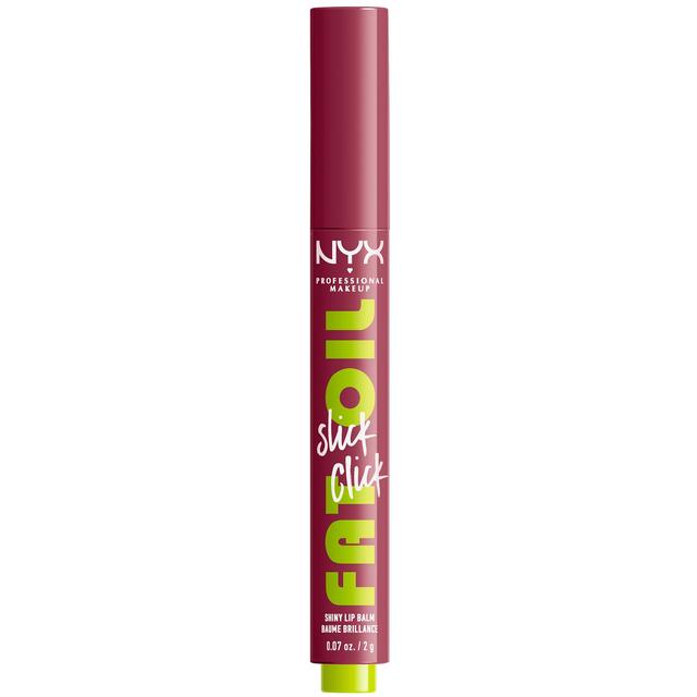 NYX Professional Makeup Fat Oil Slick Click Lip Balm 2ml (Various Shades) - That's Major on Productcaster.