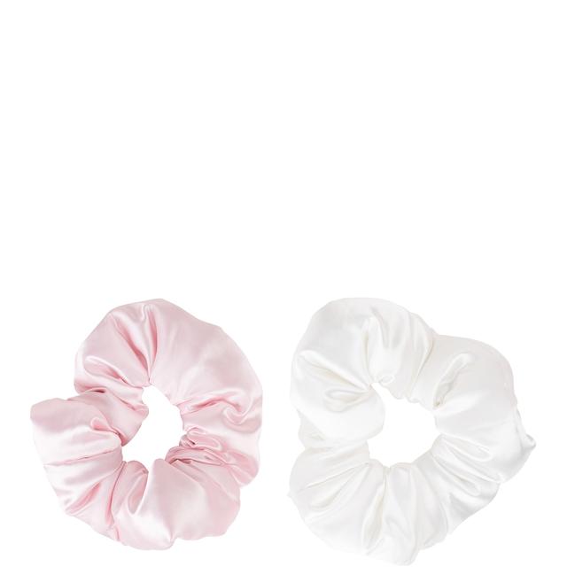 brushworks Large Cloud Scrunchies 2 Pack - Pink and White on Productcaster.