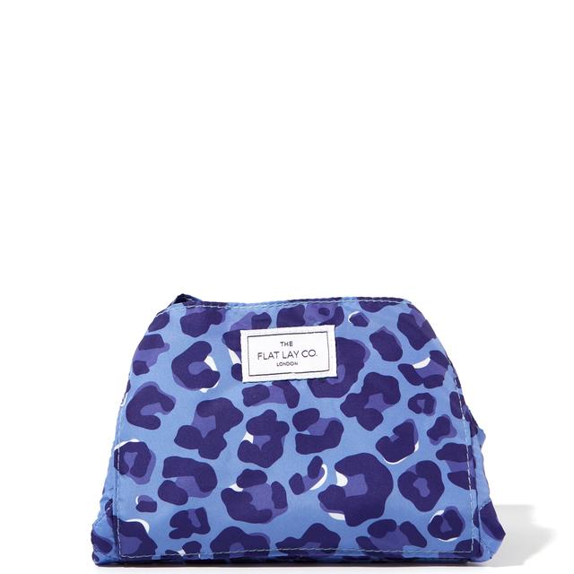 The Flat Lay Co. Open Flat Box Bag - Blue Leopard on Productcaster.