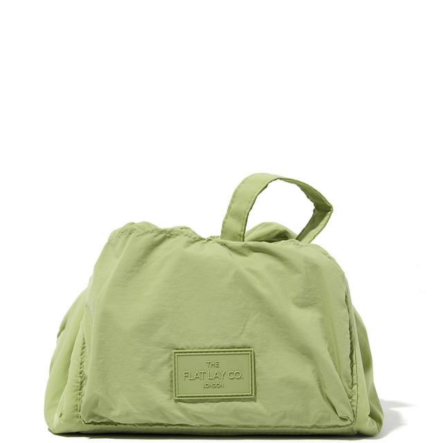 The Flat Lay Co. Drawstring Makeup Bag - Light Green Parachute on Productcaster.