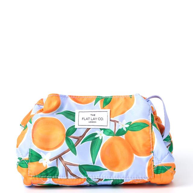 The Flat Lay Co. Drawstring Makeup Bag - Mediterranean Oranges on Productcaster.