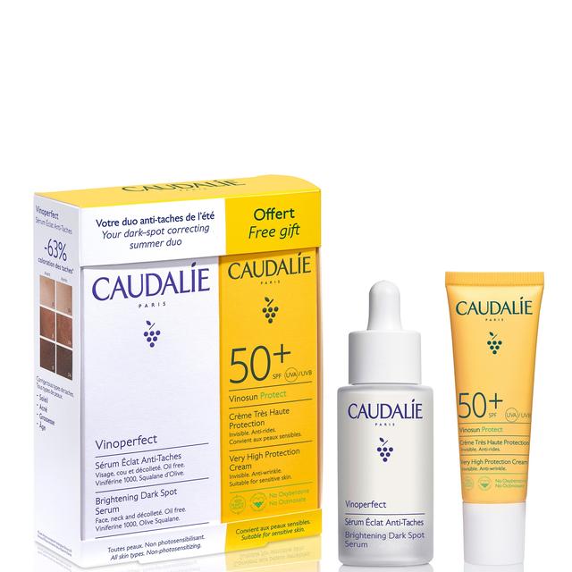 Caudalie Vinoperfect Serum and Suncare Set on Productcaster.