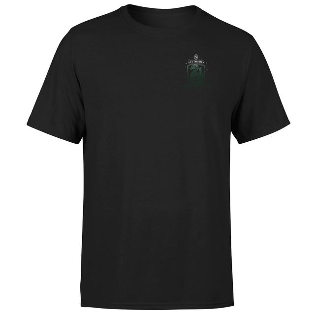 Harry Potter Ombré Slytherin Sigil Men's T-Shirt - Black - L - Black on Productcaster.